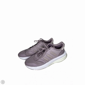 Grip Tread Pattern Padded Fit Shoes Sneakers By Adidas In Purple, Size: 11