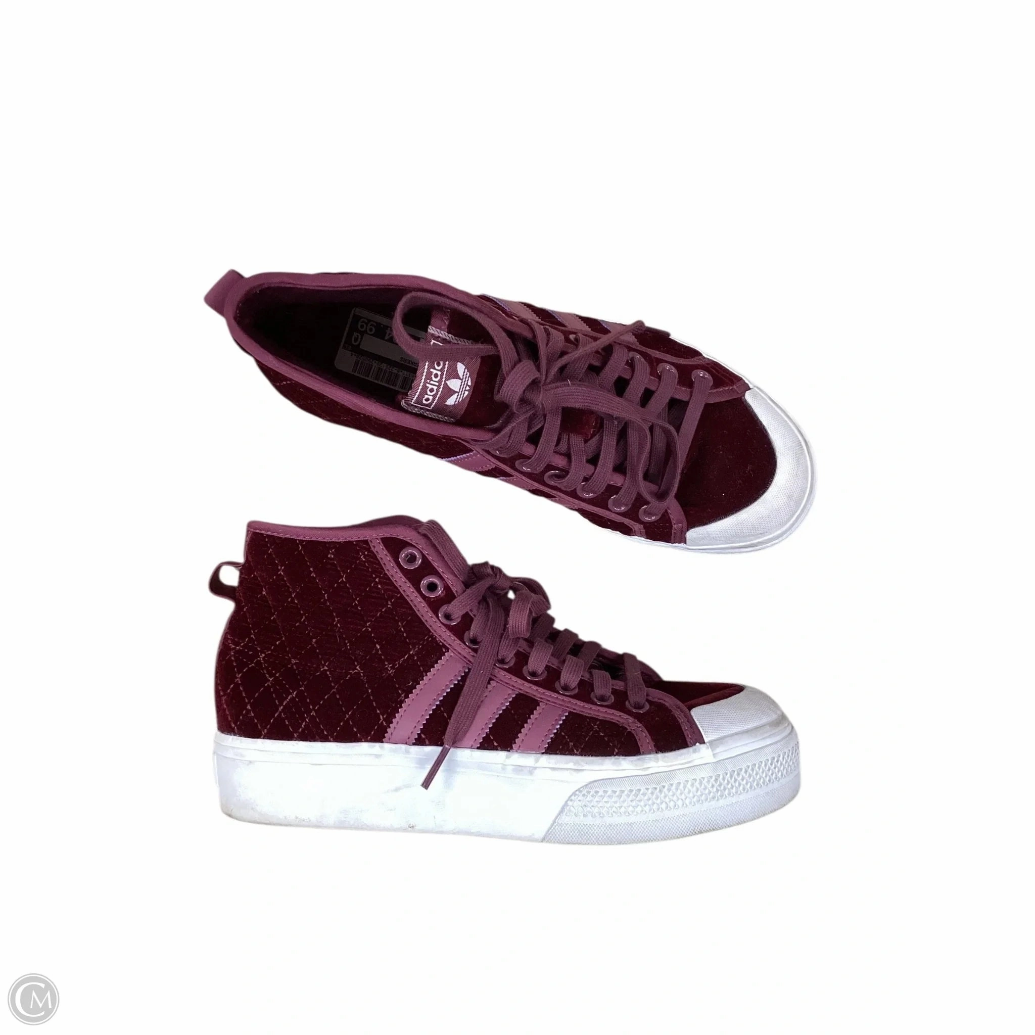 Traction Grip Sneaker Accessories Shoes Sneakers By Adidas In Purple, Size: 9