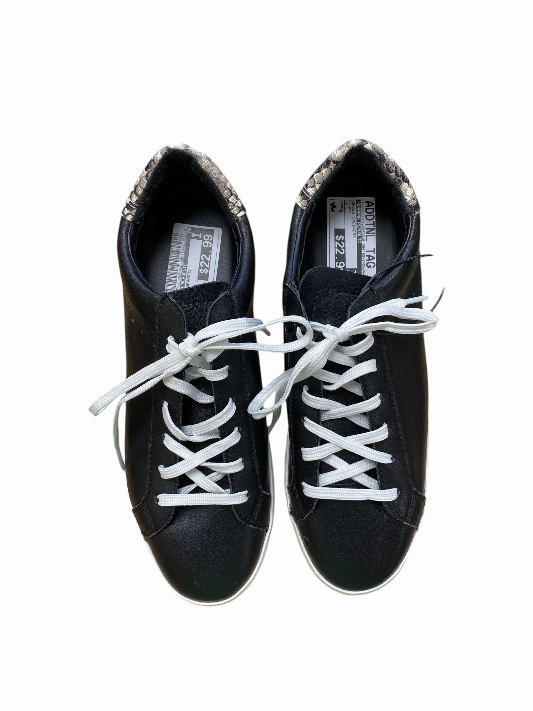 Shoes Sneakers By Banana Republic In Black, Size: 8 Flexible Arch
