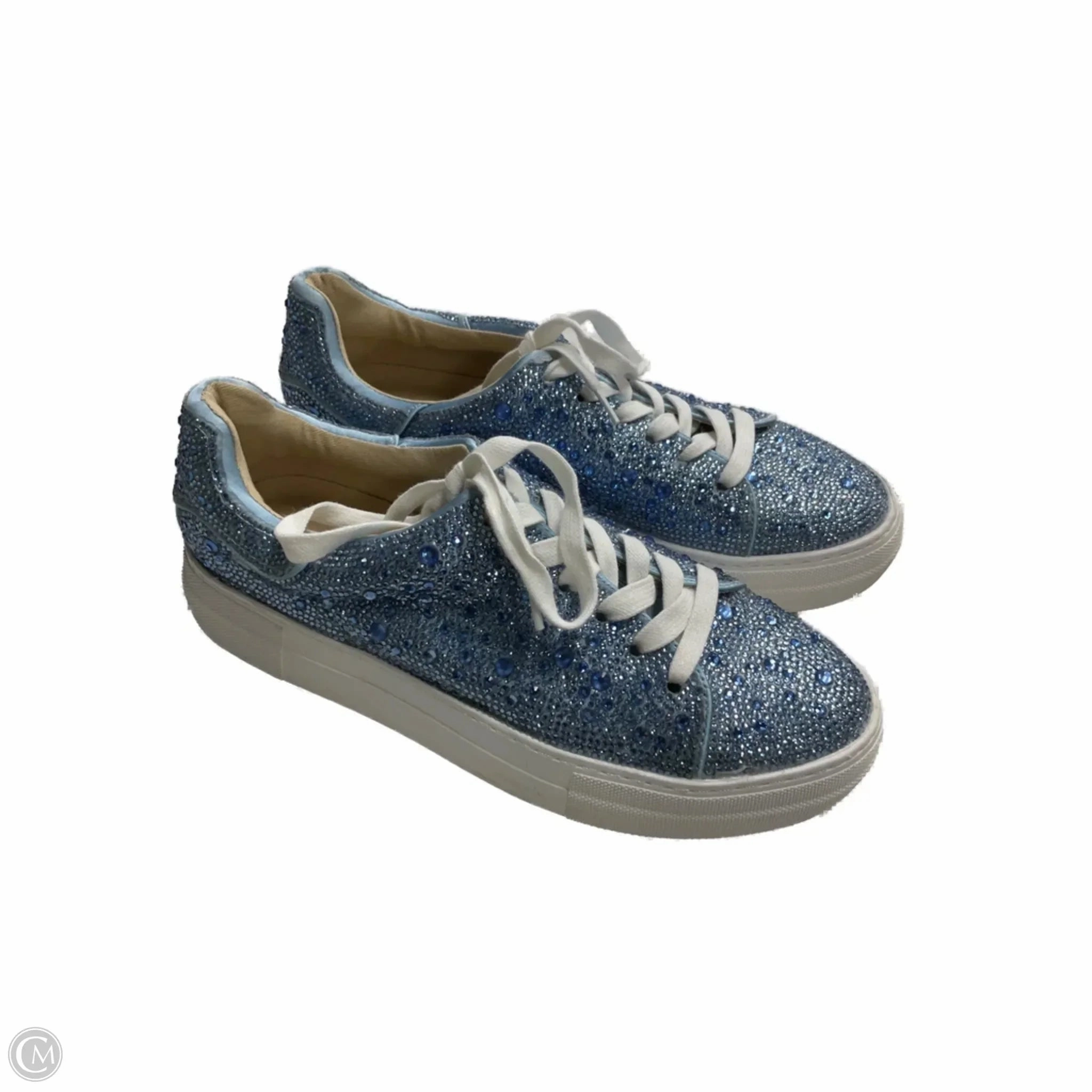 Shoes Sneakers By Betsey Johnson In Blue, Size: 8 Bounce Back Technology