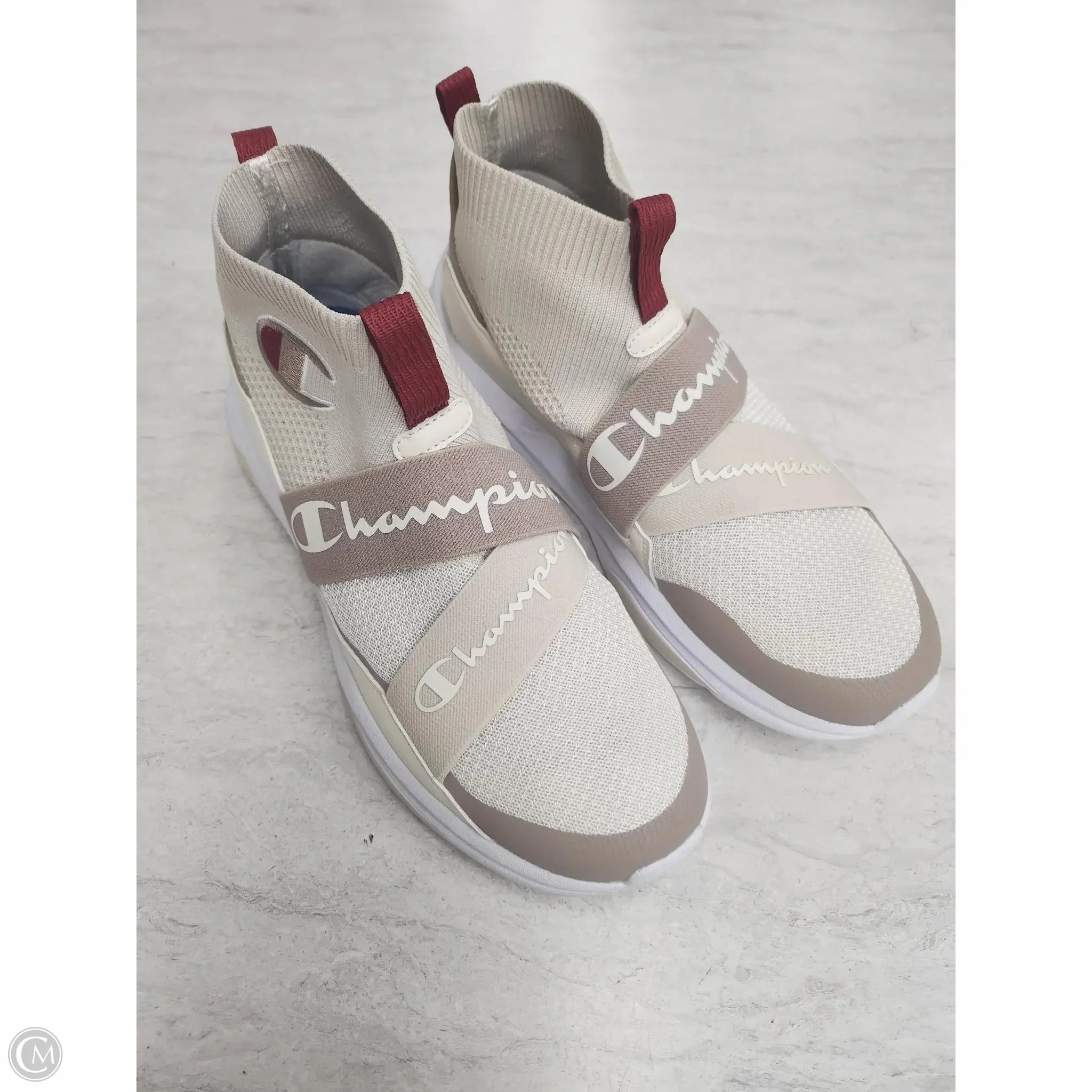 Shoes Sneakers By Champion In Cream, Size: 10 OdorResistant Ultra-soft shock absorption