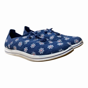 All Day Comfort Padding Shoes Sneakers By Clarks In Blue, Size:8