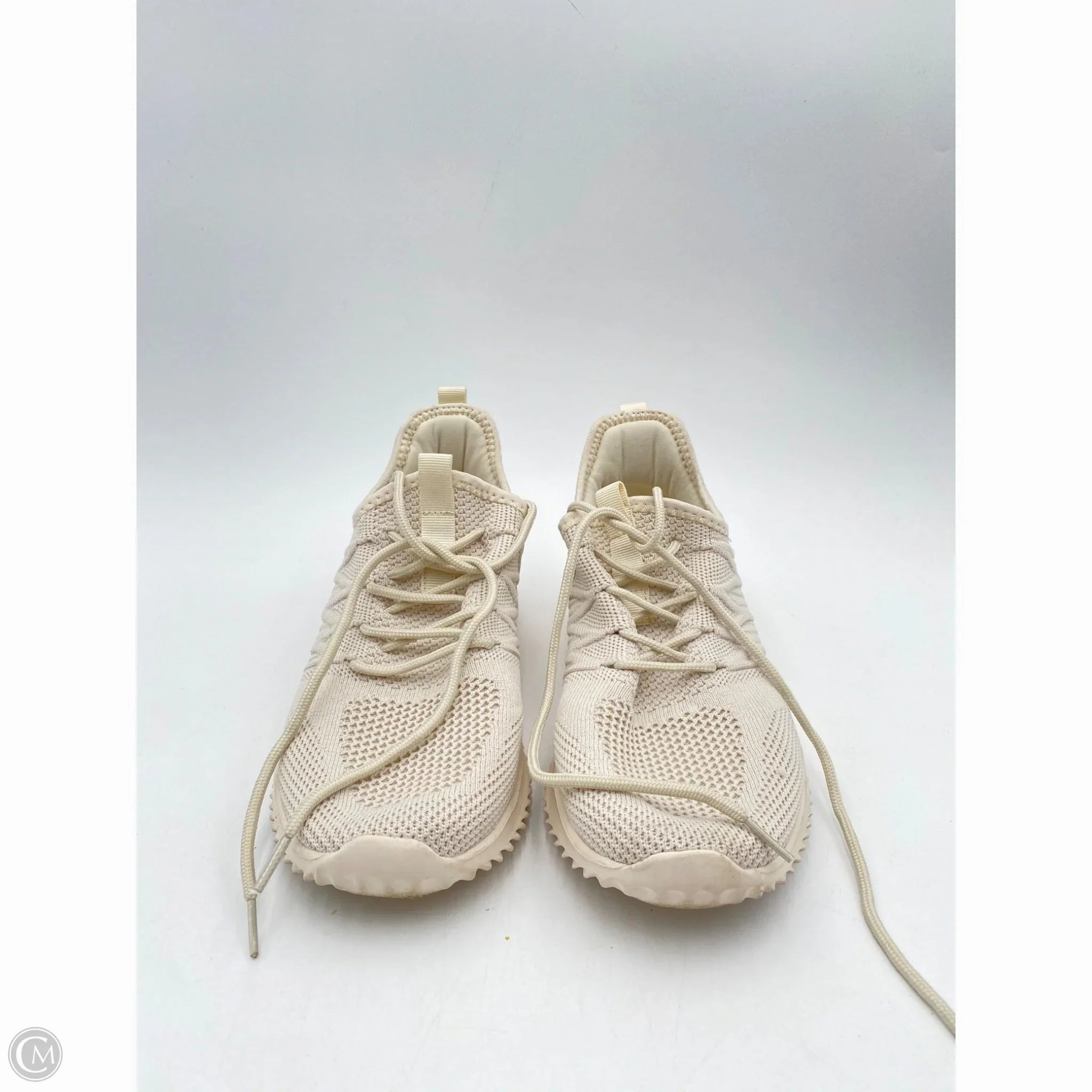 Orthotic Compatible Footbed Shoes Sneakers By Clothes Mentor In Beige, Size: 7.5
