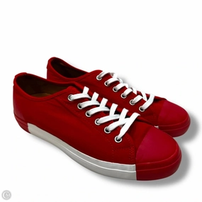 Minimalist Style Day Comfort Shoes Sneakers By Clothes Mentor In Red, Size: 8.5