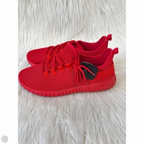 Shoes Sneakers By Clothes Mentor In Red, Size: 8 Rockered Outsole Design Structured Shoe
