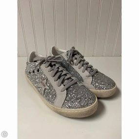 Long Commute AntiOdor Shoes Sneakers By Clothes Mentor In Silver & White, Size: 9