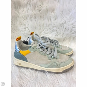 Shoes Sneakers By Cma In Green & Grey, Size: 6 Foldable Design