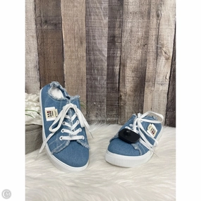 Shoes Sneakers By Cme In Blue Denim, Size: 8 Gel Infused Heel Unbeatable performance