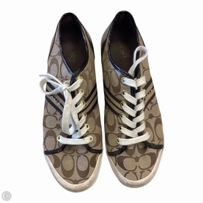 HeelCushioning Shoes Sneakers By Coach In Tan, Size: 10