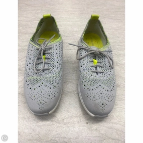 Foot Support Shoes Sneakers By Cole-haan In Green & Grey, Size: 6