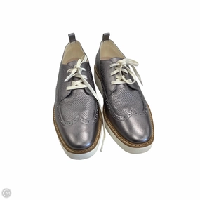 Wide base stability Minimalist Stitch Design Shoes Sneakers By Cole-haan In Grey, Size: 9