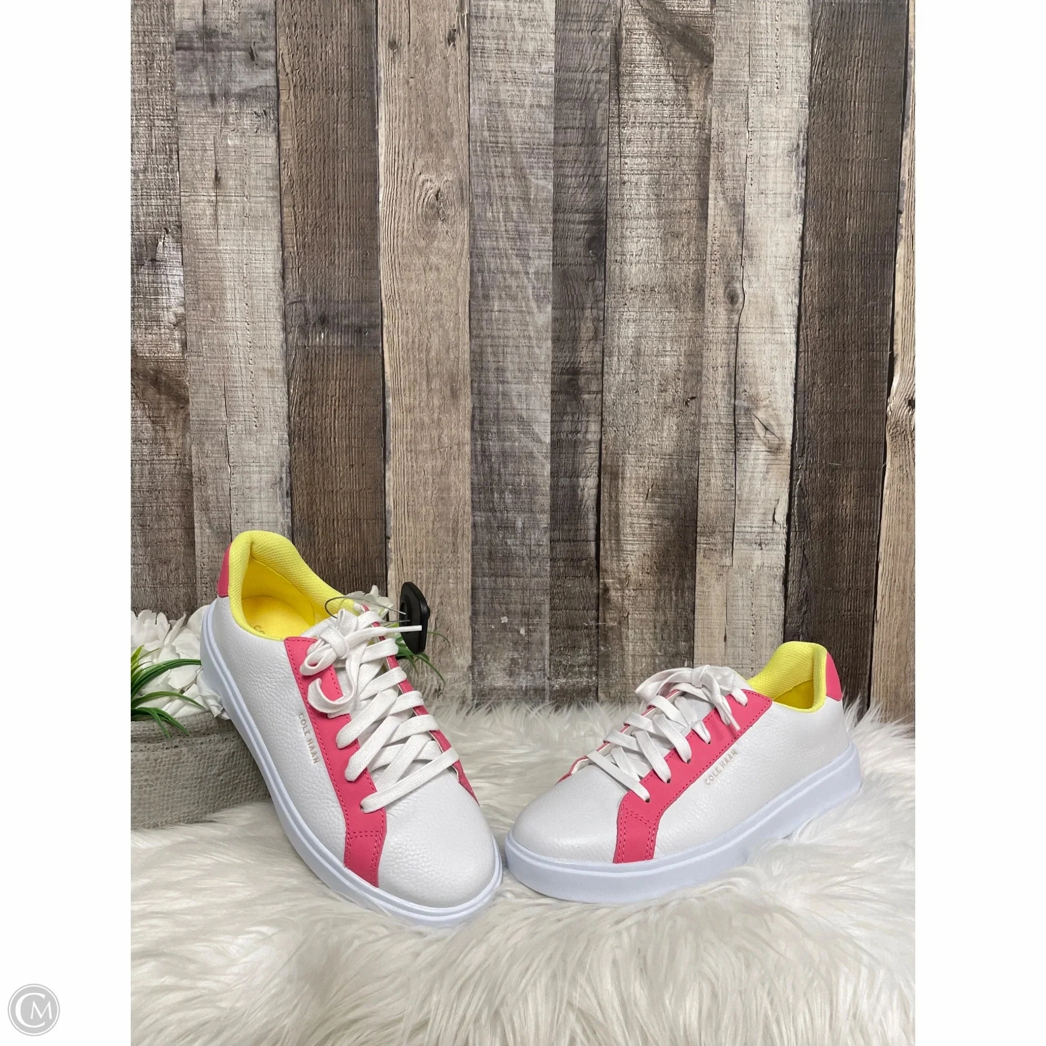 Soft Chic Power Move Shoes Sneakers By Cole-haan In Pink & White, Size: 9