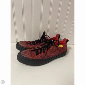 Built-In Support Responsive Use Shoes Sneakers By Converse In Black & Red, Size: 7.5