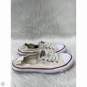 Shoes Sneakers By Converse In Cream, Size: 9 Thermal Regulating Fabric Slip Resistant Outsole