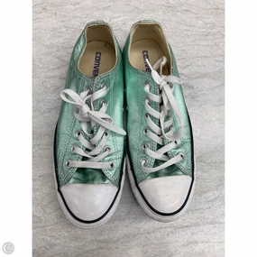 Shoes Sneakers By Converse In Green, Size: 9 Adjustable Closure