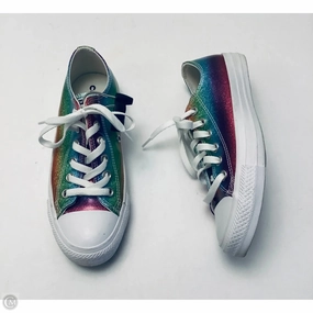 Shoes Sneakers By Converse In Rainbow Print, Size: 7 Anatomical Toe Box