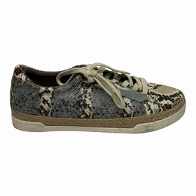 Shoes Sneakers By Crown Vintage In Snakeskin Print, Size:9 Collared Ankle Smart Look