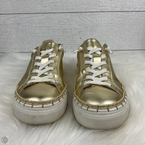 Smooth Use Lightweight Ethylene Vinyl Acetate Shoes Sneakers By Diba In Gold, Size: 8