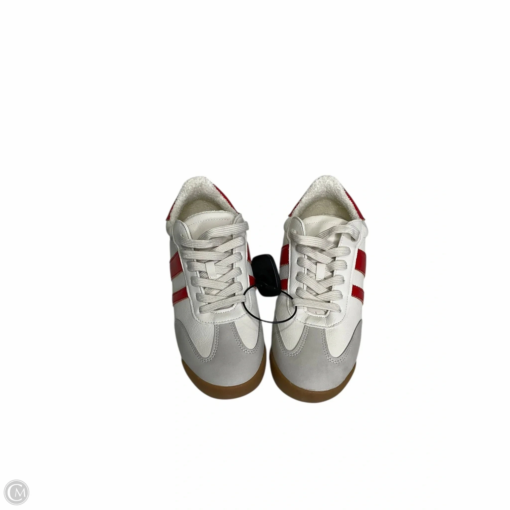 Shoes Sneakers By Dolce Vita In Cream & Red, Size: 9 ReflectiveDetails Sleek Shape