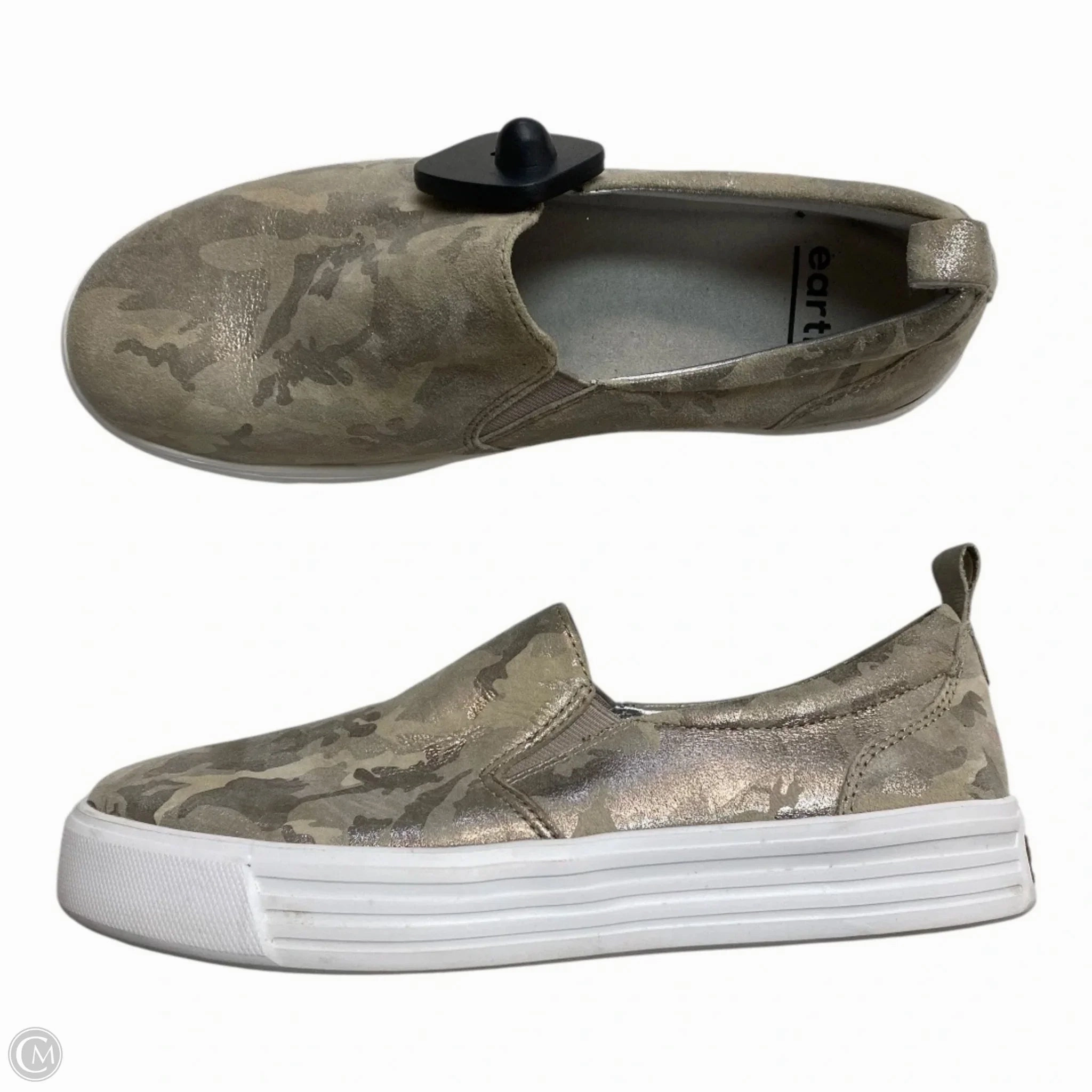 Shoes Sneakers By Earth In Multi-colored, Size: 7.5 Hyper Breathable Knit Slip On Elastic Gusset