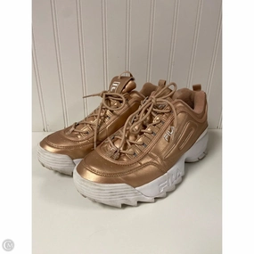Phylon Midsole Shoes Sneakers By Fila In Rose Gold, Size: 11