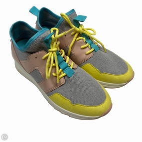 Articulated Flex Grooves Grounded Footbed Shoes Sneakers By Gianni Bini In Multi-colored, Size: 8.5
