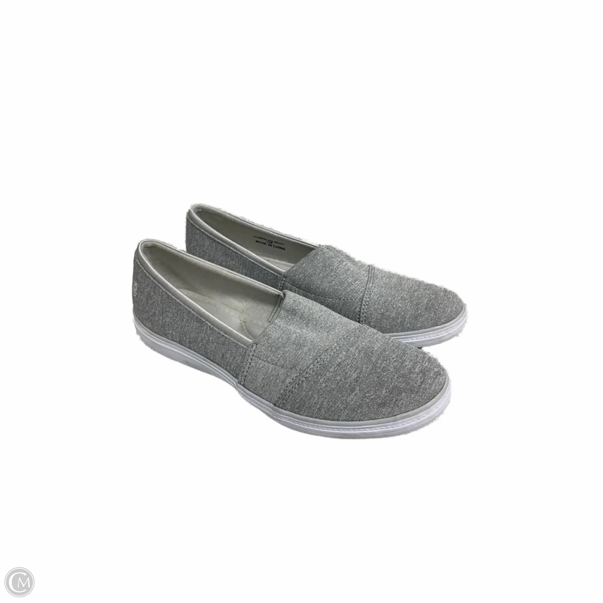 Shoes Sneakers By Grasshoppers In Grey, Size: 7 Slip Resistant