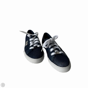 Vibrant Style Shoes Sneakers By Guess In White & Yellow, Size: 8.5