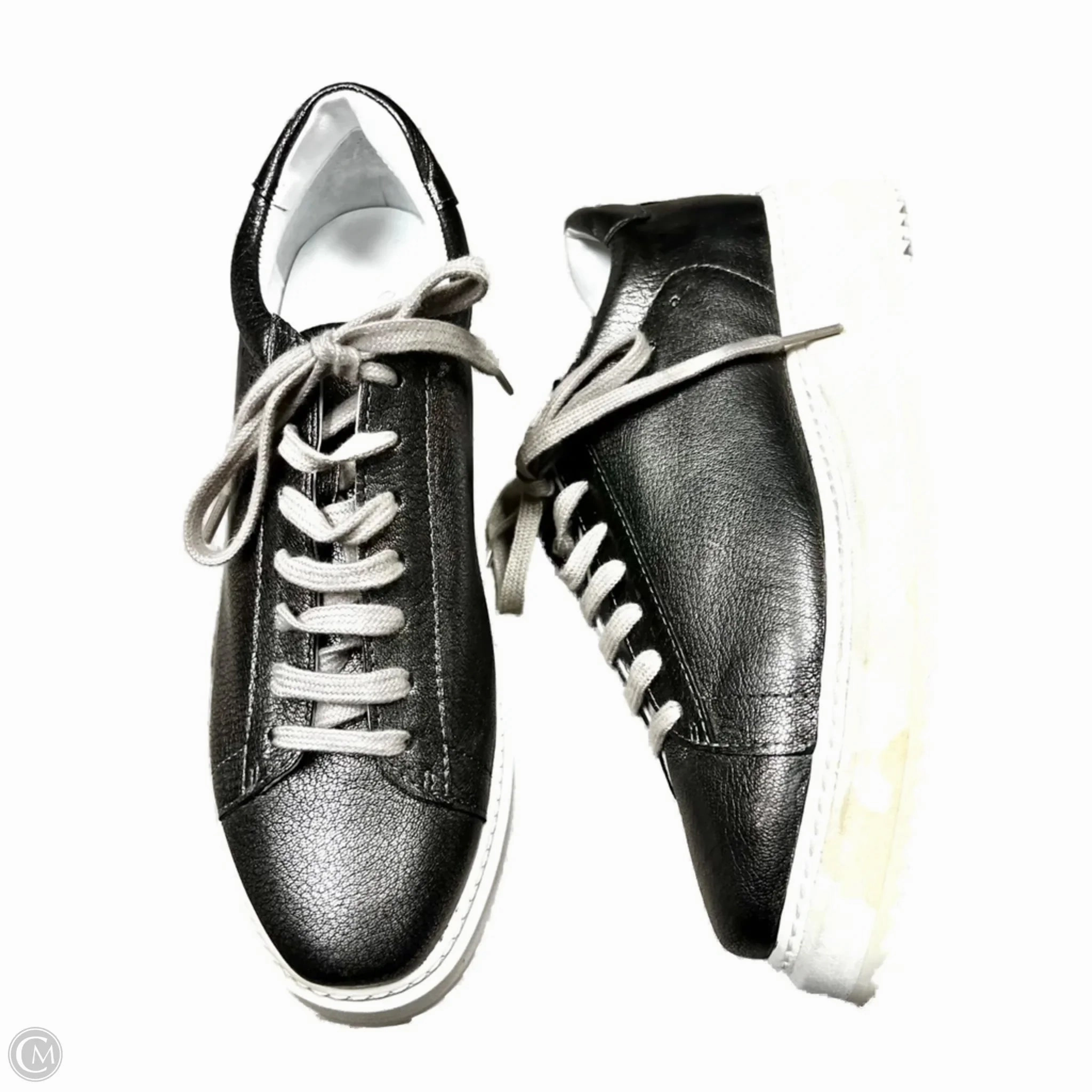 casual sneakers Friction Resistant Materials Shoes Sneakers By Homers Artisan In Silver, Size: 7