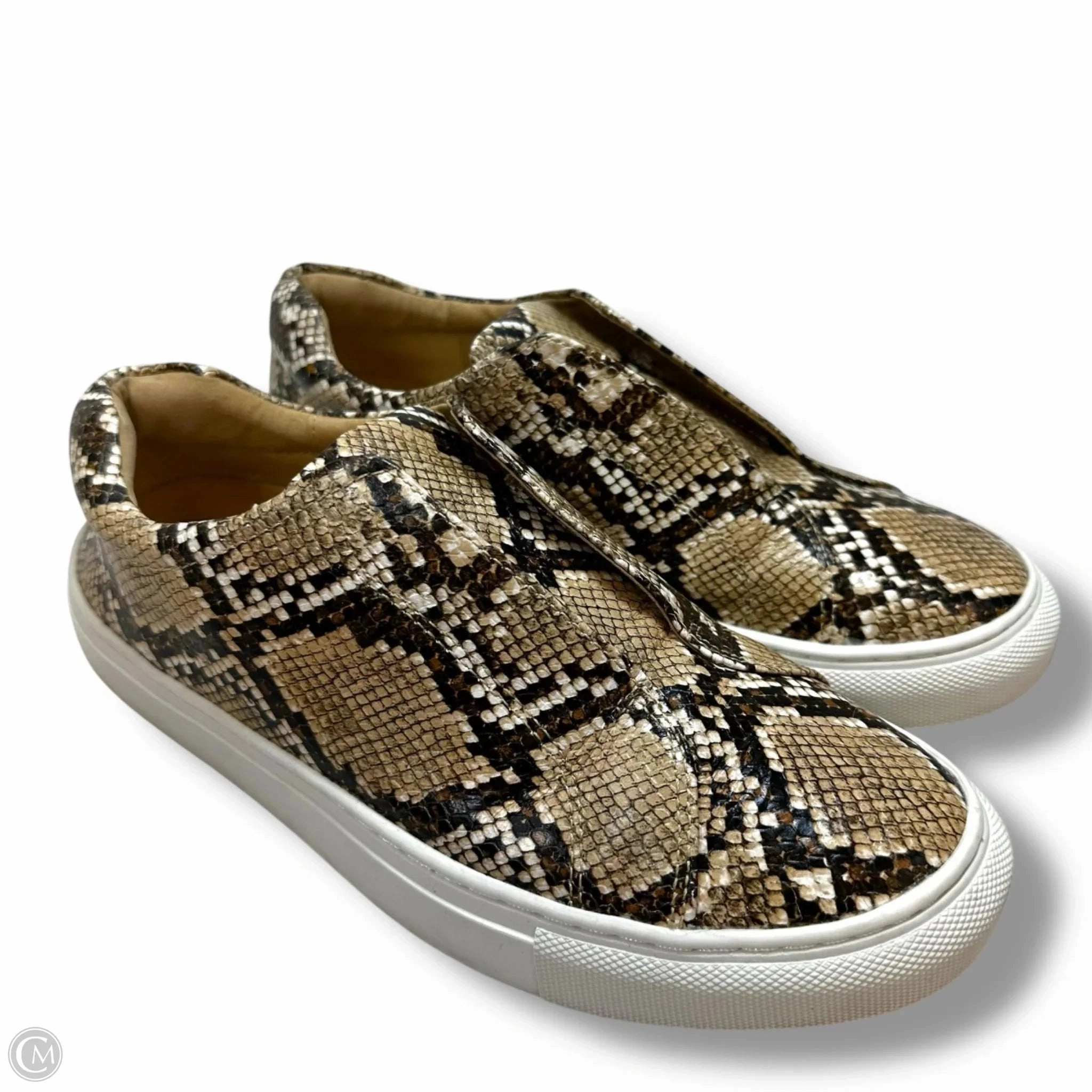 Shoes Sneakers By J Slides In Animal Print, Size: 8.5 Moisture Wicking Linings