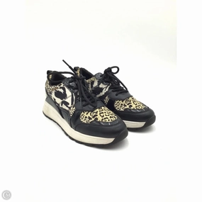 Leather Shoes Sneakers By Jennifer Lopez In Animal Print, Size: 8