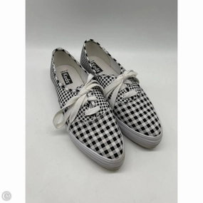 Vented Heel Panel Seamless Upper Shoes Sneakers By Keds In Checkered Pattern, Size: 6.5