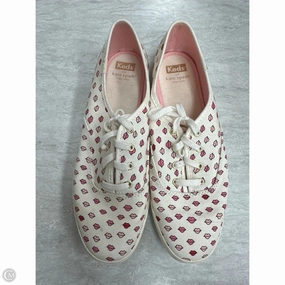 Shoes Sneakers By Keds In Cream & Pink, Size: 9.5 Laser Cut Ventilation