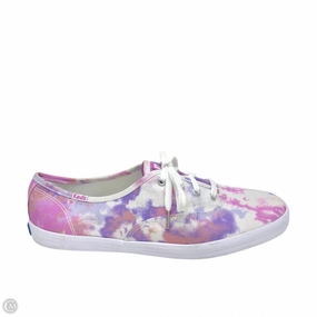 Flexible Outsole Design Shock Dispersing Hexagons Shoes Sneakers By Keds In Purple & White, Size: 8