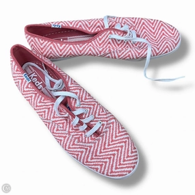 Shoes Sneakers By Keds In Red & White, Size: 10 Non Marking Tread
