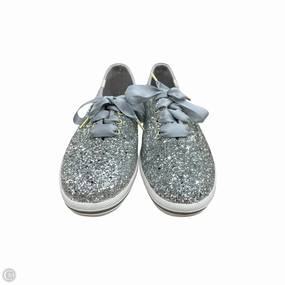 Microfiber Heel Counter Shoes Sneakers By Keds In Silver, Size: 7.5