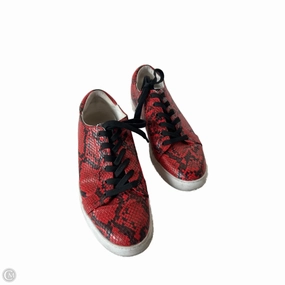 Shoes Sneakers By Kenneth Cole In Black & Red, Size: 7.5 LowTop