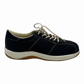 Run Ready Shoes Sneakers By Lands End In Navy, Size:8