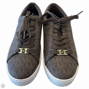 Shoes Sneakers By Michael By Michael Kors In Brown, Size: 7 Elastic Material Arch Support Construction