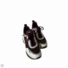 Minimalist Edge Shoes Sneakers By Michael By Michael Kors In Purple & White, Size: 8