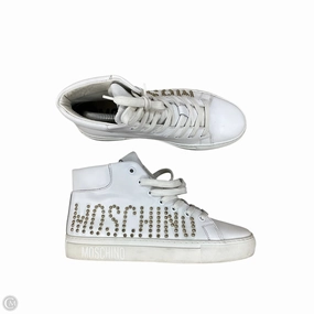 Shoes Sneakers By Moschino In White, Size: 7 Retro