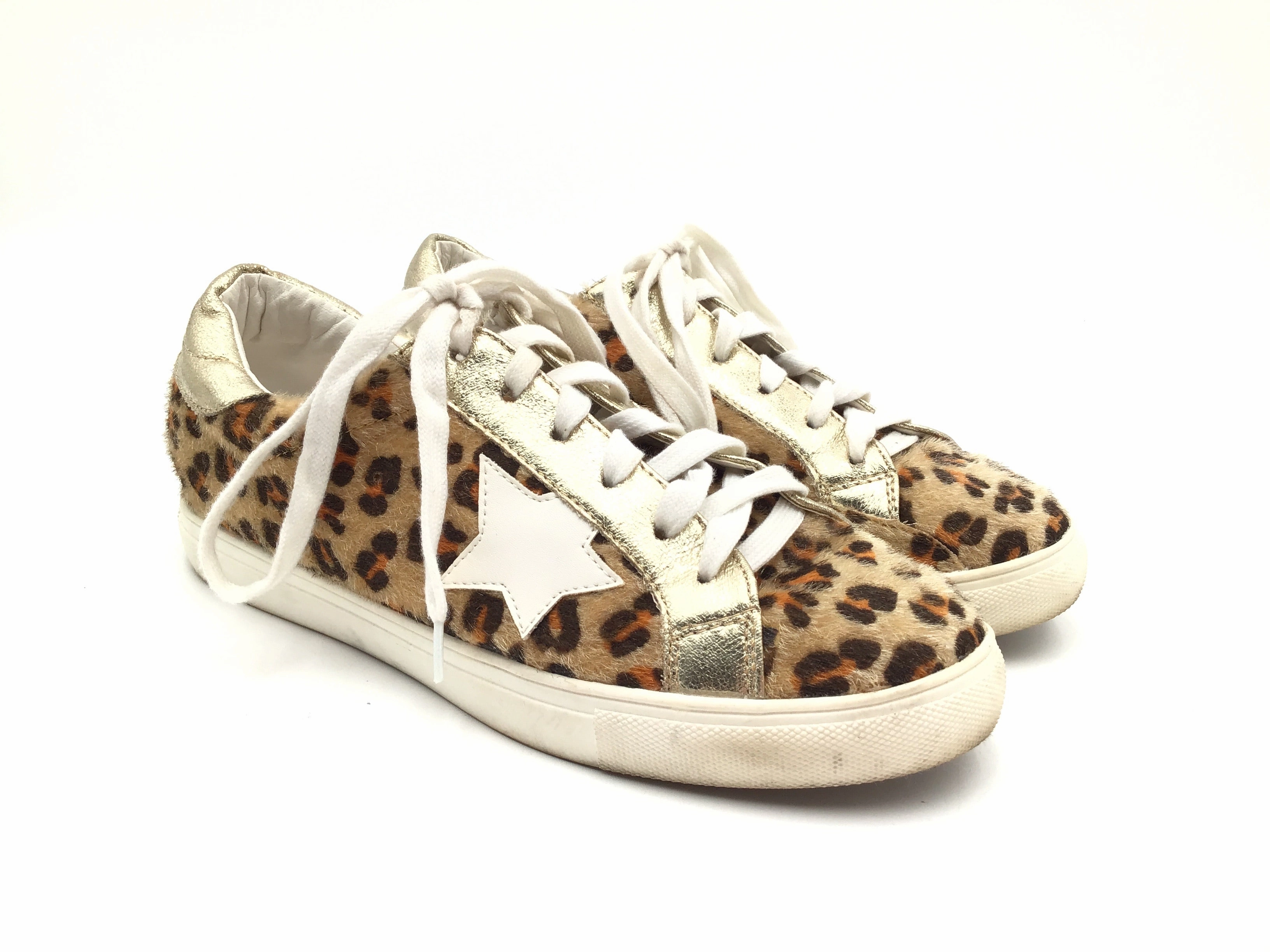 Shoes Sneakers By Nature Breeze In Leopard Print, Size: 8 Daily Focus Durable Stitching