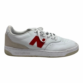 Shoes Sneakers By New Balance In Red & White, Size:11.5 Non Marking Sole PaddedCollar