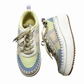 Shoes Sneakers By Nicole Miller In Blue & White, Size: 7.5 Extra Flex Flexible Rubber Sole