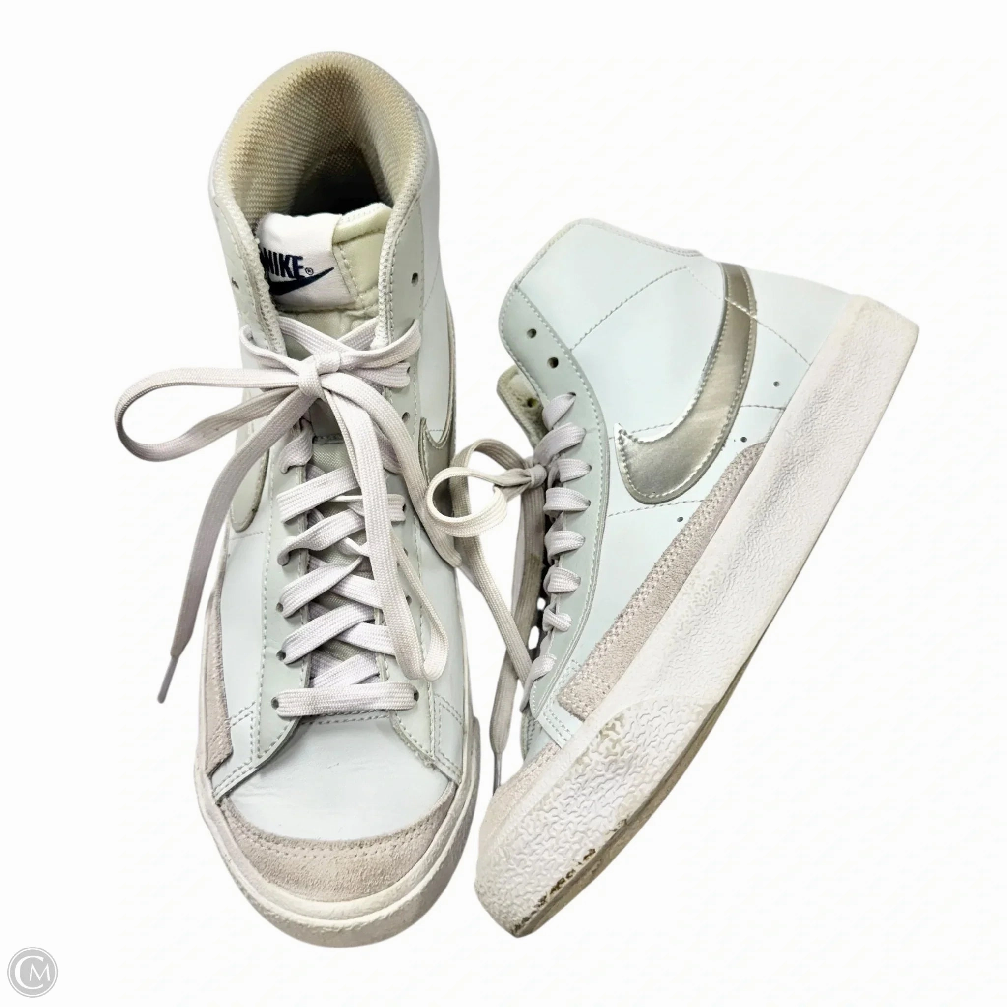 NarrowFit Shoes Sneakers By Nike In Blue & Silver, Size: 8.5