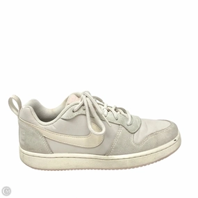 Breathable Material Lightweight Knit Fabric Shoes Sneakers By Nike In Grey, Size: 6.5