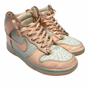 Yoga Friendly Abrasion Resistant Material Shoes Sneakers By Nike In Pink & White, Size:7