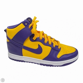 Trail Fit Comfort Upper Material Shoes Sneakers By Nike In Purple & Yellow, Size: 8.5