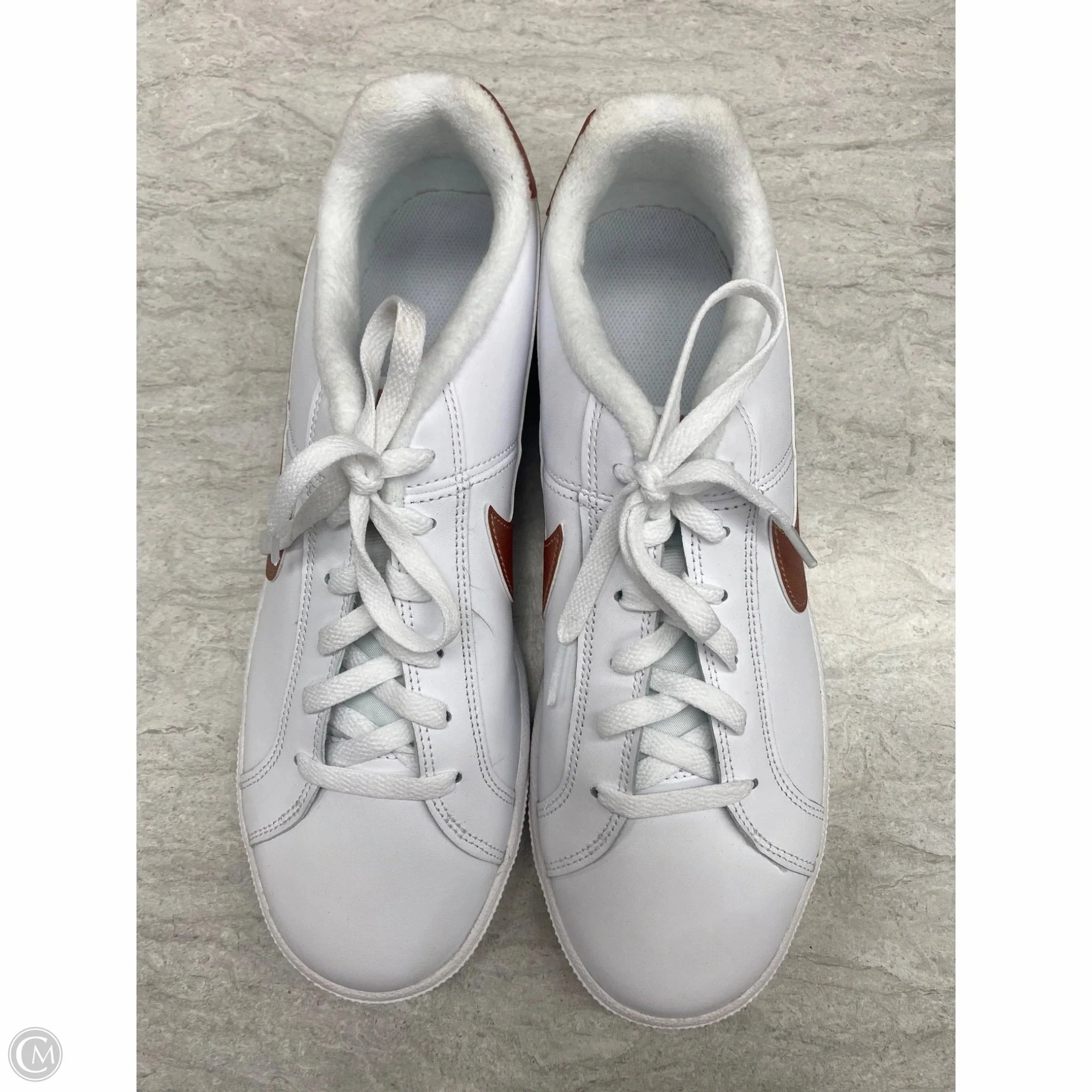 Shoes Sneakers By Nike In White, Size: 12 workout shoes Reinforced Eyelets Design