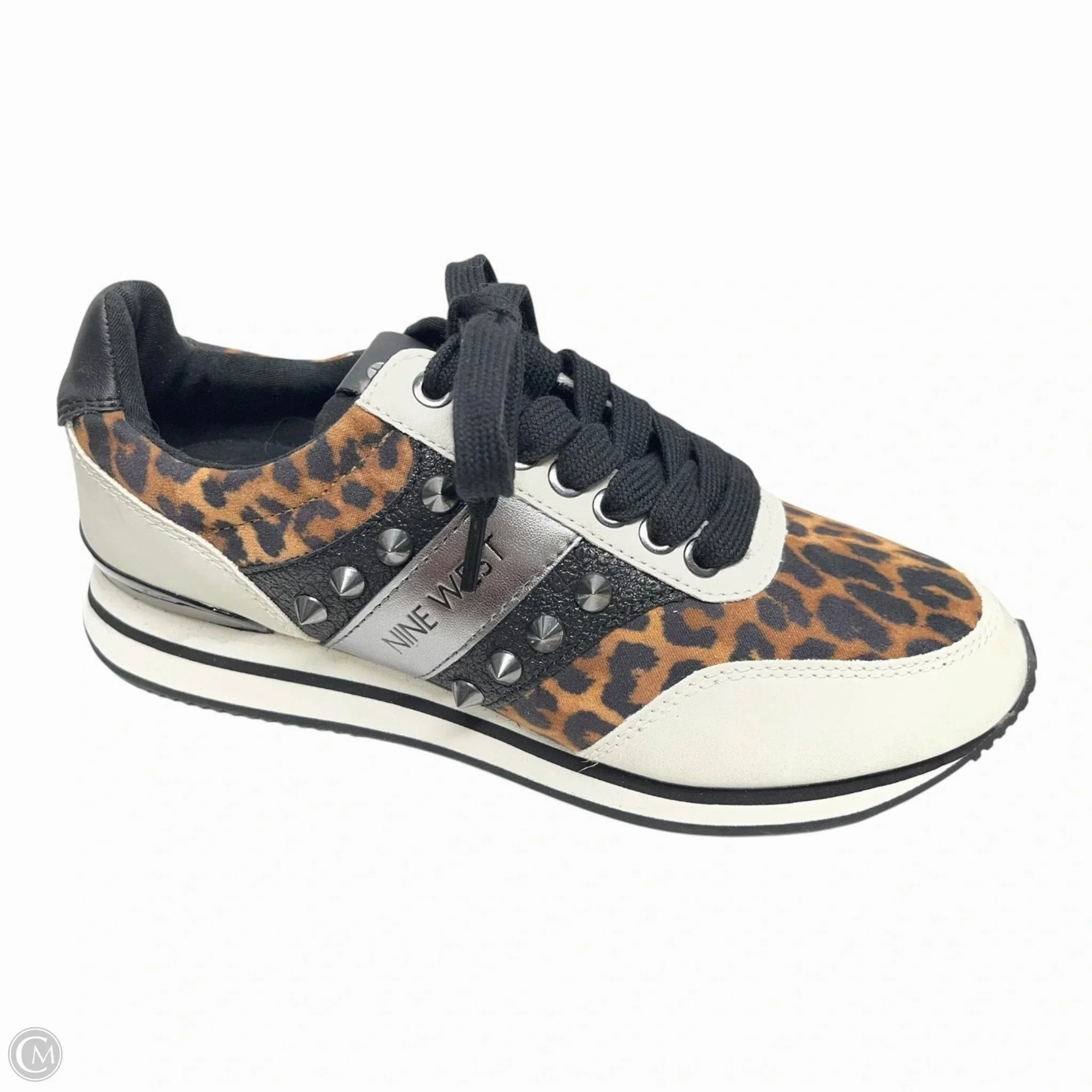 Zonal Support Shoes Sneakers By Nine West In Animal Print, Size: 7